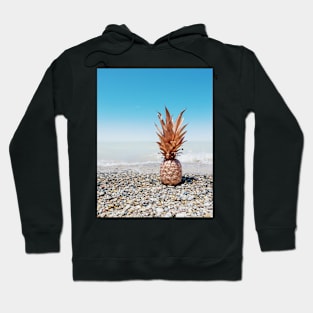 pineapple at the beach Hoodie